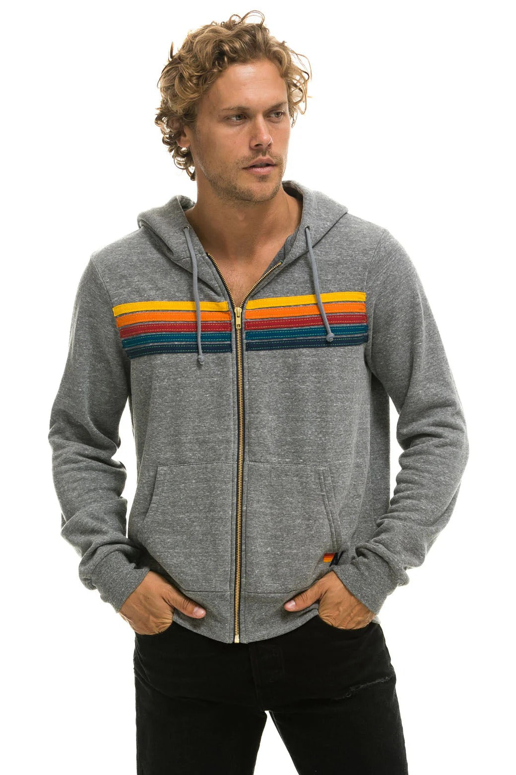 5 Stripe hoodie featuring a premium vintage-inspired design, unisex fit, and cozy pullover style for everyday comfort-7